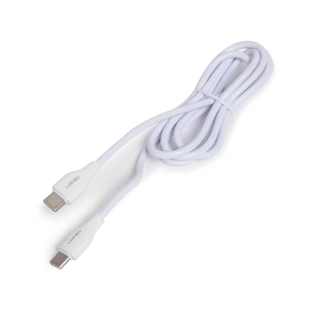 картинка Интерфейсный кабель LDNIO Type-C to Type-C LC121-C 1м 65W Белый от магазина itmag.kz