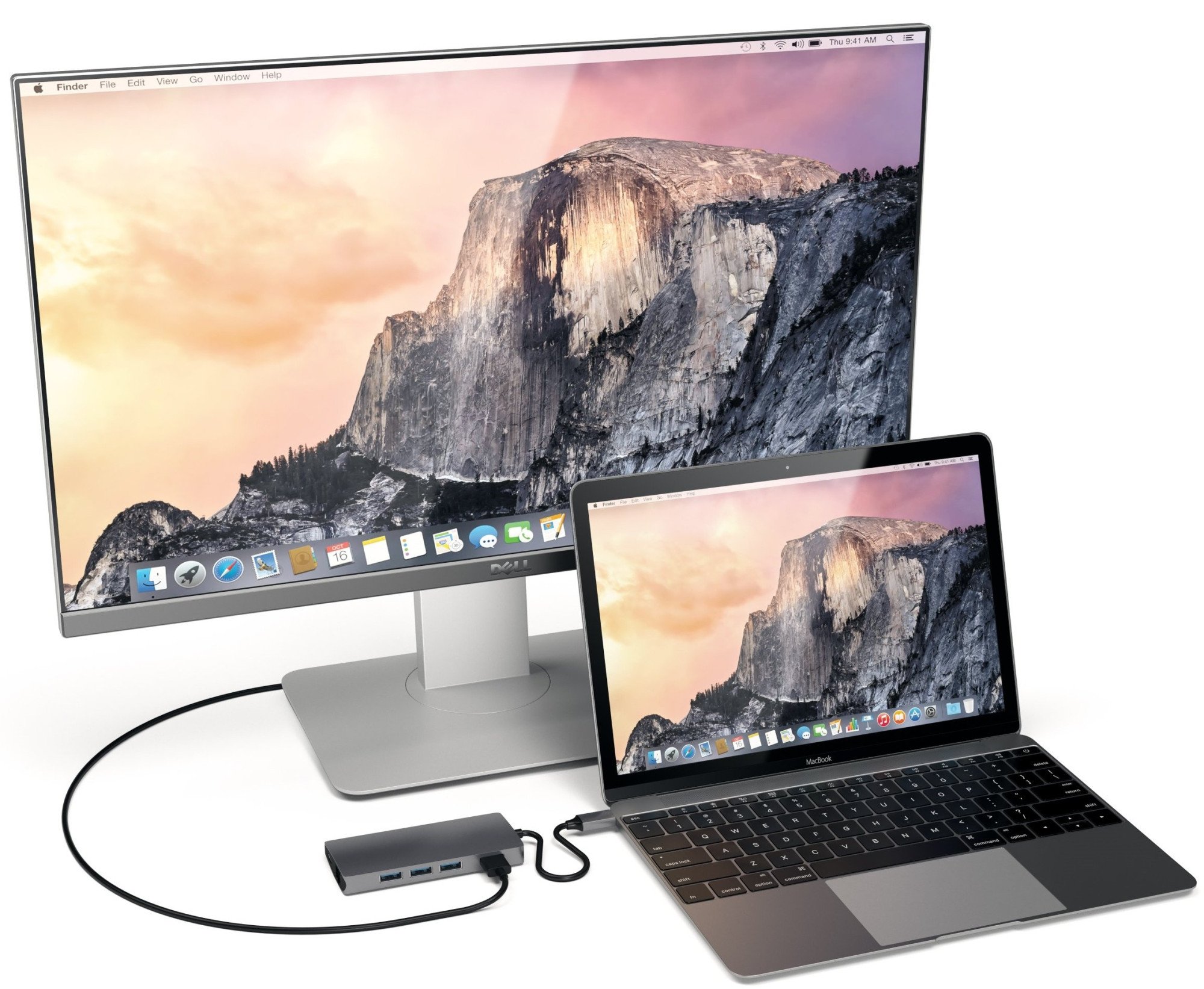 Картридер / USB-хаб Satechi Type-C Multi-Port Adapter 4K with Ethernet V2 - Space Gray (ST-TCMA2M) фото