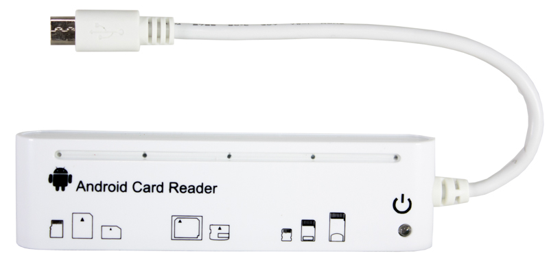 картинка Кард-ридер PowerPlant 5-ти слотный Android Micro USB от магазина itmag.kz