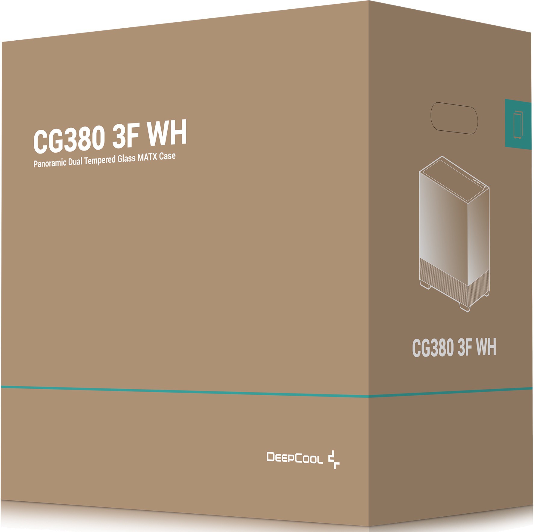 Компьютерный корпус Deepcool CG380 3F WH (R-CG380-WHAGM3-G) фото