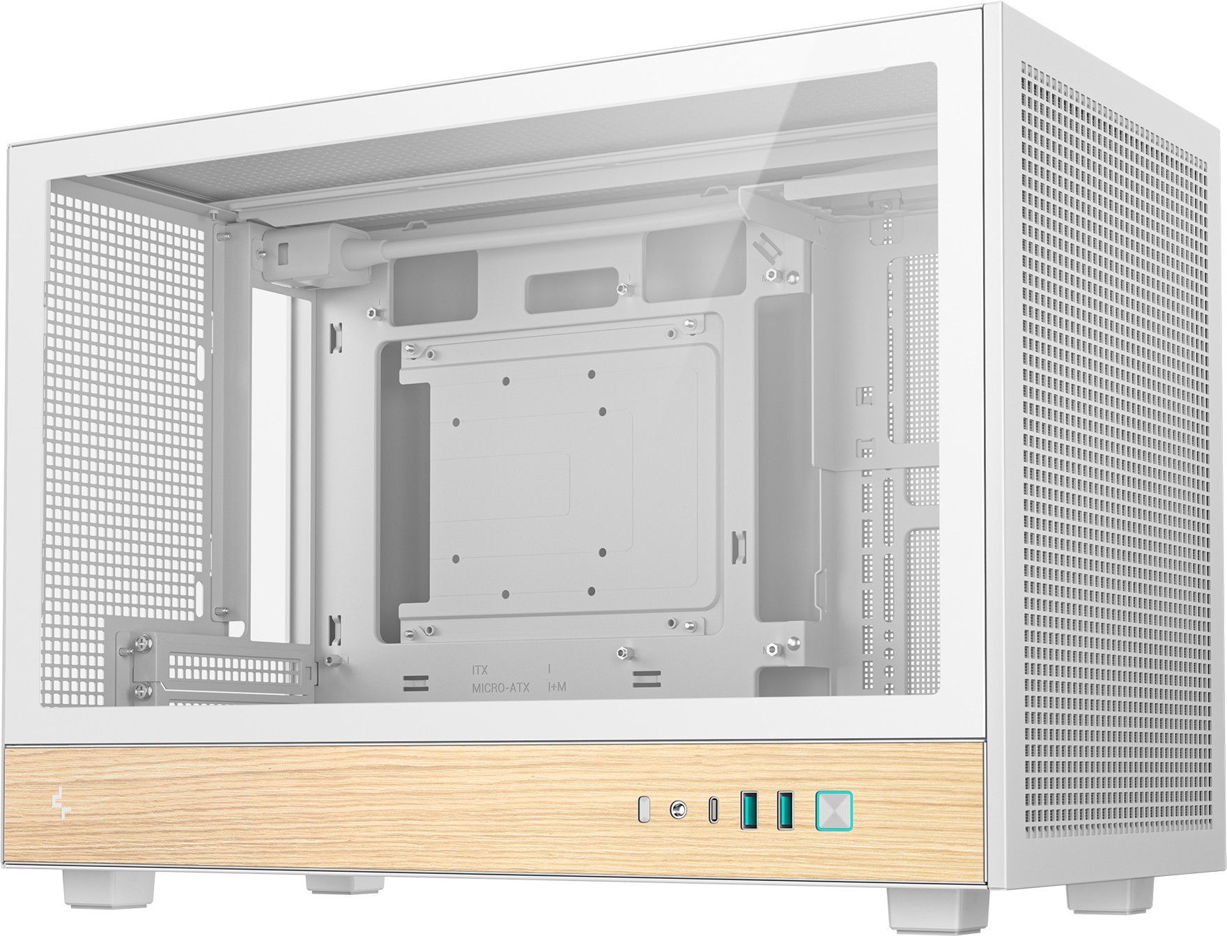 Компьютерный корпус Deepcool CH260 WH WOOD (R-CH260-WHNWM0-G-1) фото