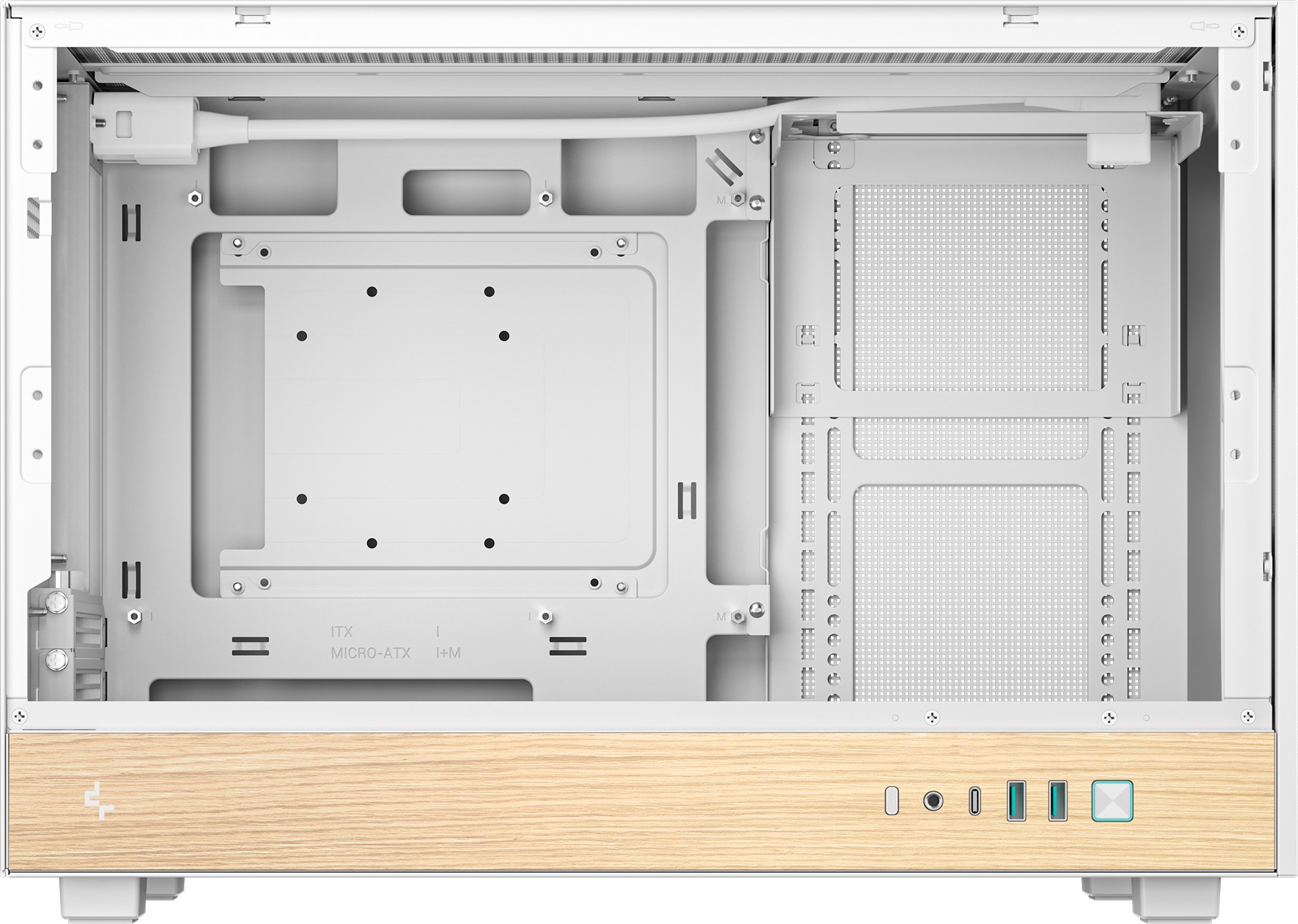 Компьютерный корпус Deepcool CH260 WH WOOD (R-CH260-WHNWM0-G-1) фото