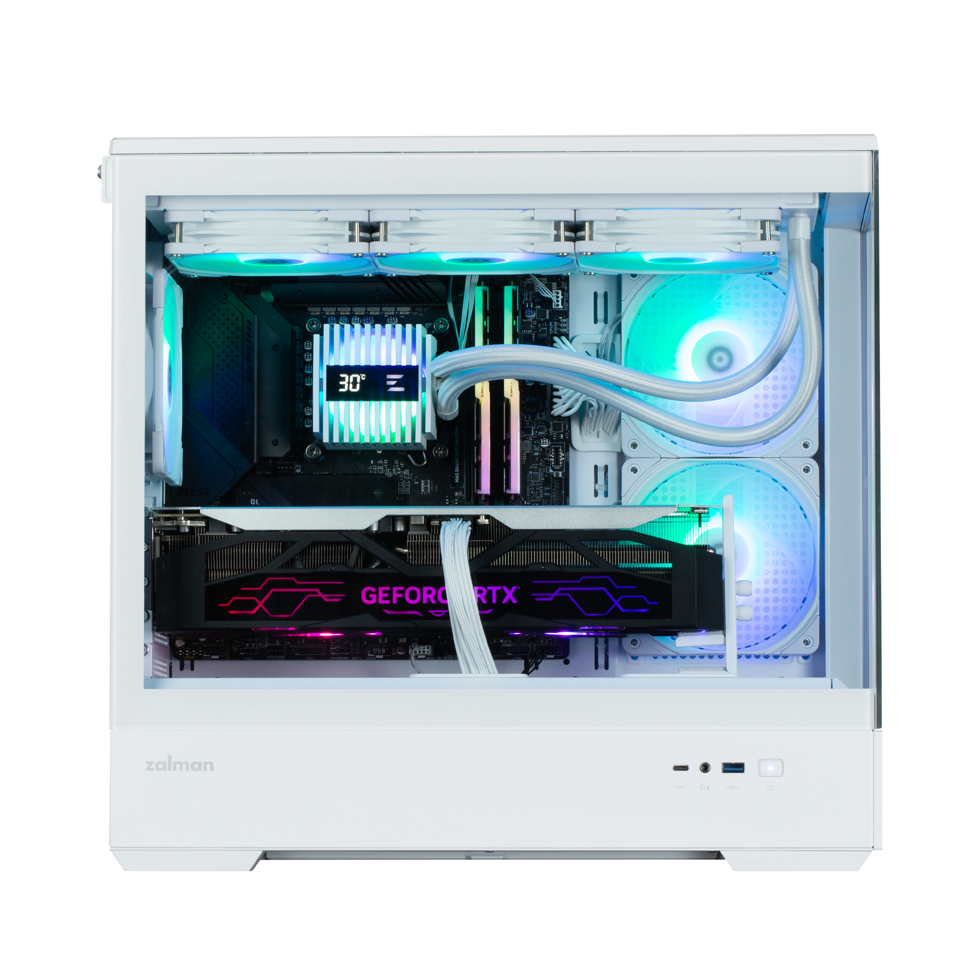 Компьютерный корпус Zalman P30 White V2 (P30 White V2) фото