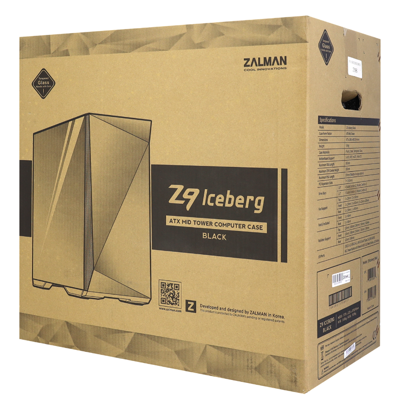 Компьютерный корпус Zalman Z9 Iceberg (Z9 Iceberg black) фото