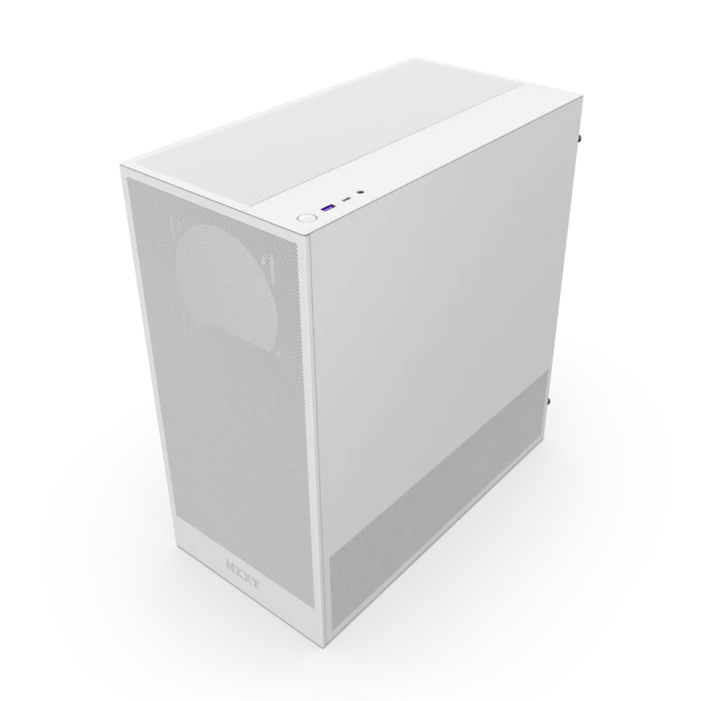 Компьютерный корпус NZXT H5 Flow White без Б/П (CC-H52FW-01) фото