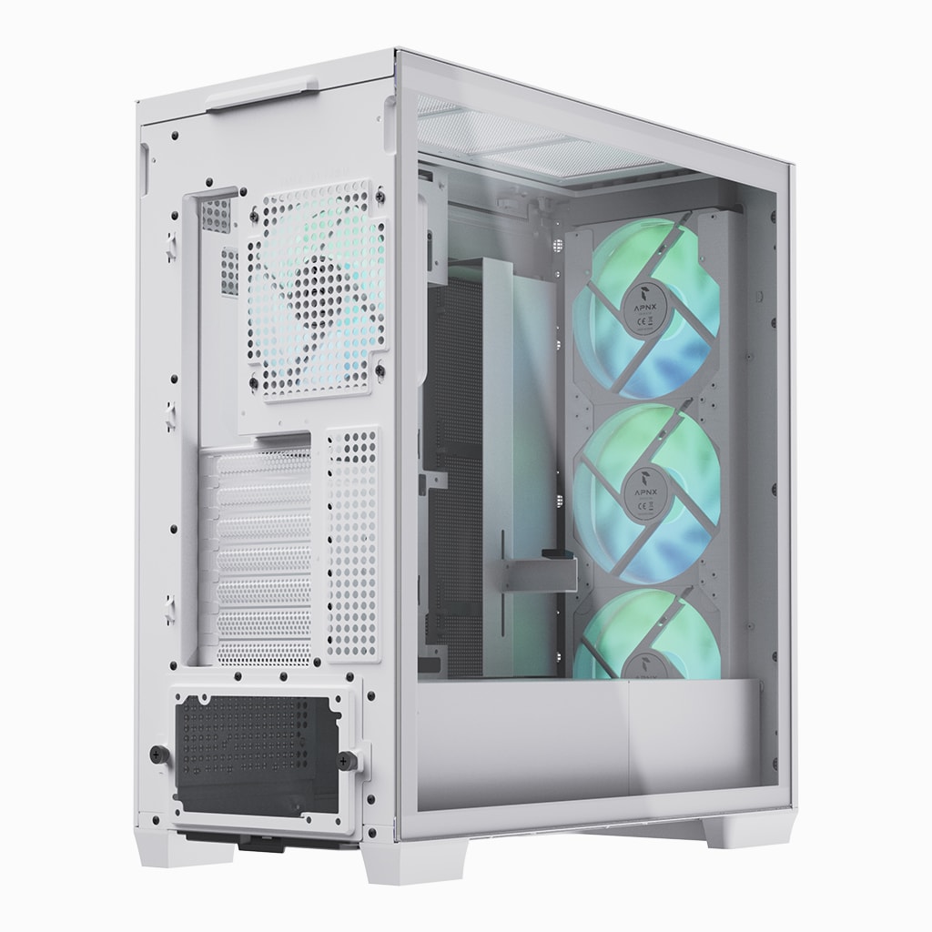 Компьютерный корпус Aerocool APNX C1-R WH без Б/П (C1-R-WT-v1) фото