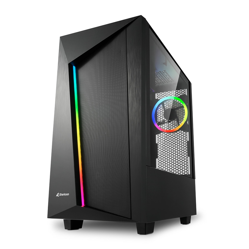 Корпус ПК без БП Sharkoon REV100 <ATX, 3x3.5, 2x2.5,2xUSB 3.0, Audio, 452 (REV100) фото