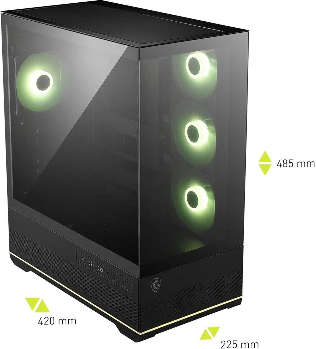 Компьютерный корпус MSI MAG PANO 110R PZ Black (MAG PANO 110R PZ) фото