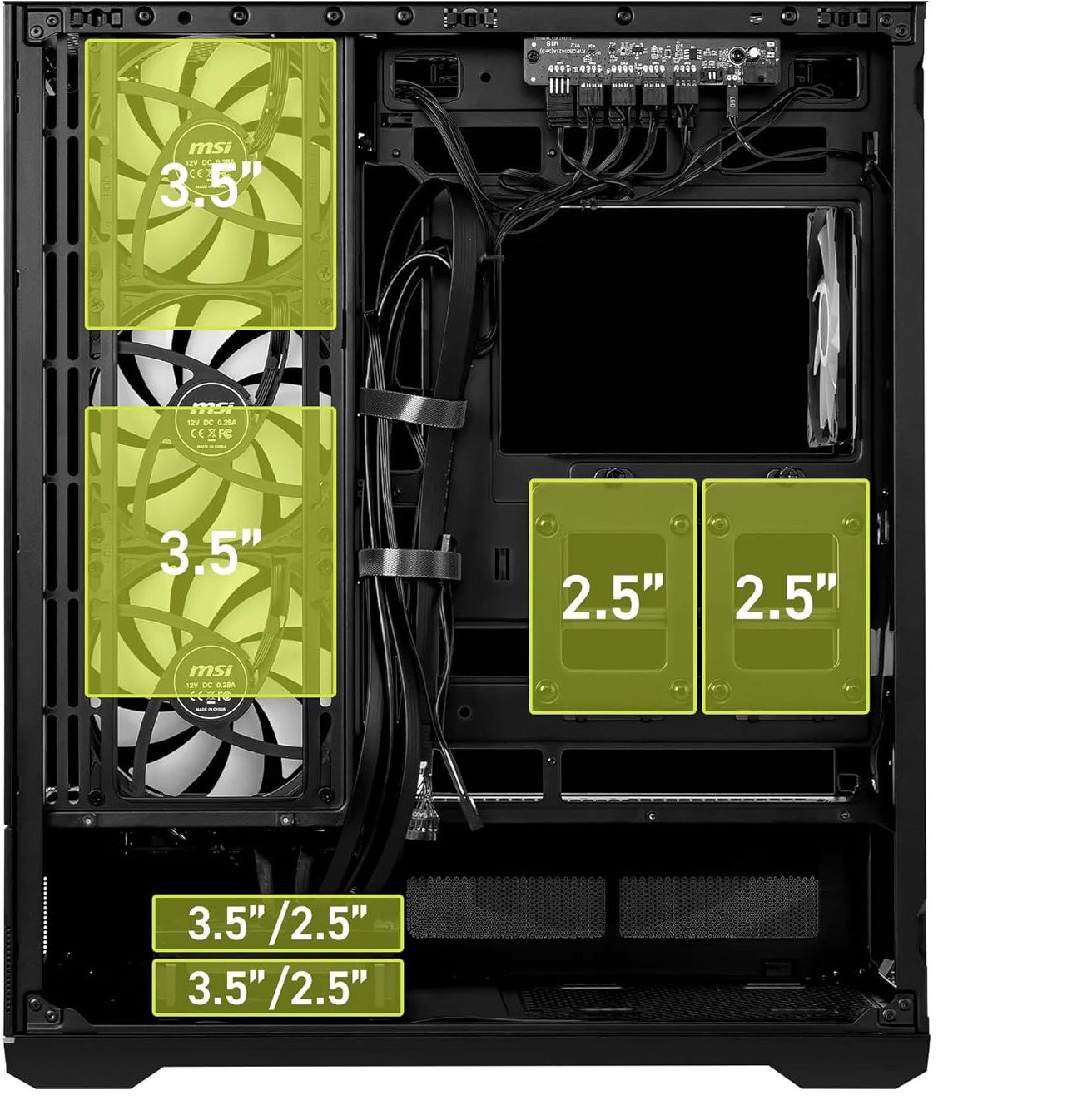 Компьютерный корпус MSI MAG PANO 110R PZ Black (MAG PANO 110R PZ) фото