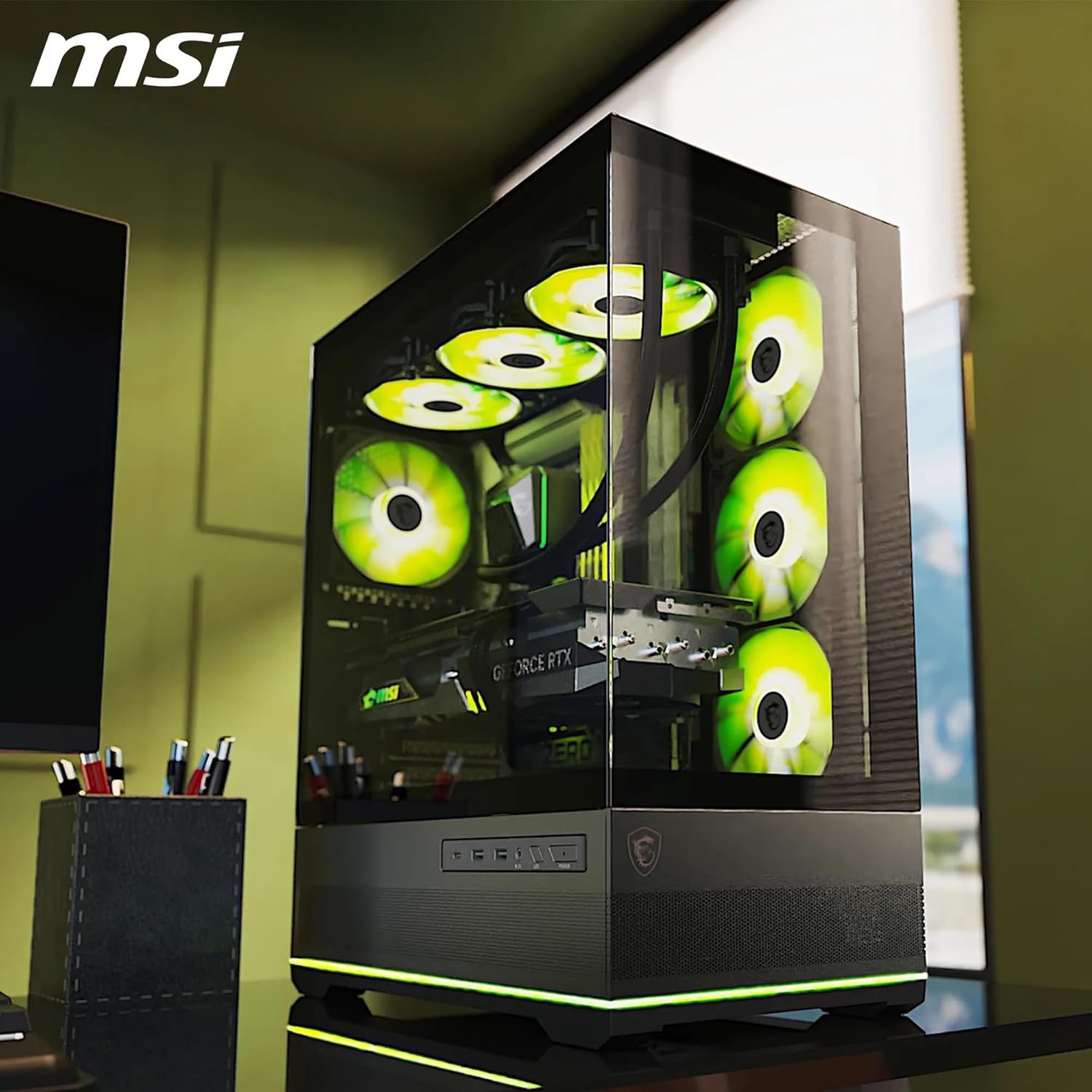 Компьютерный корпус MSI MAG PANO 110R PZ Black (MAG PANO 110R PZ) фото