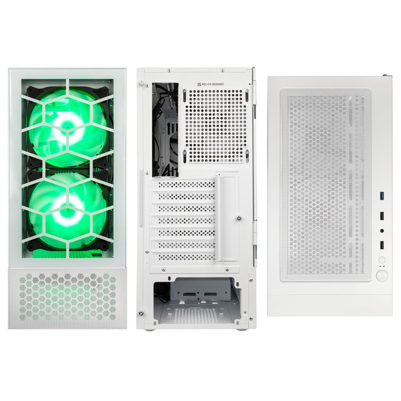 Корпус Kolink Observatory MX Glass ARGB - White (PGW-CH-KOL-115) фото