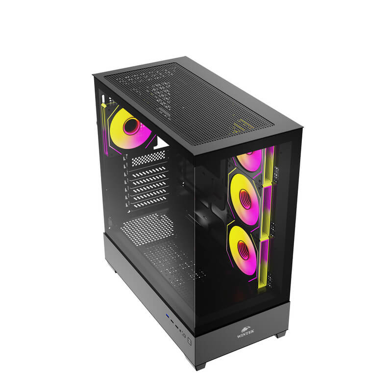 Корпус Wintek Tower 225-B TG, Black (225-B TG) фото