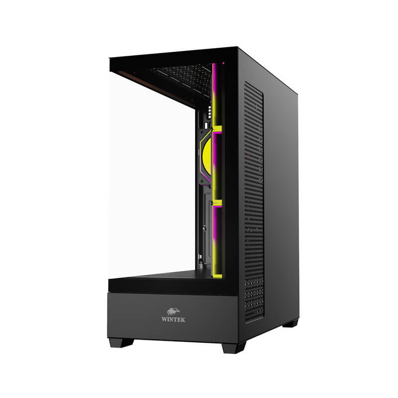 Корпус Wintek Tower 225-B TG, Black (225-B TG) фото