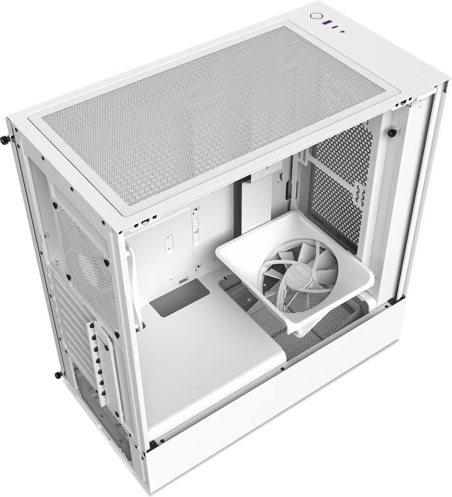 Компьютерный корпус NZXT H5 Flow White (CC-H51FW-01) фото