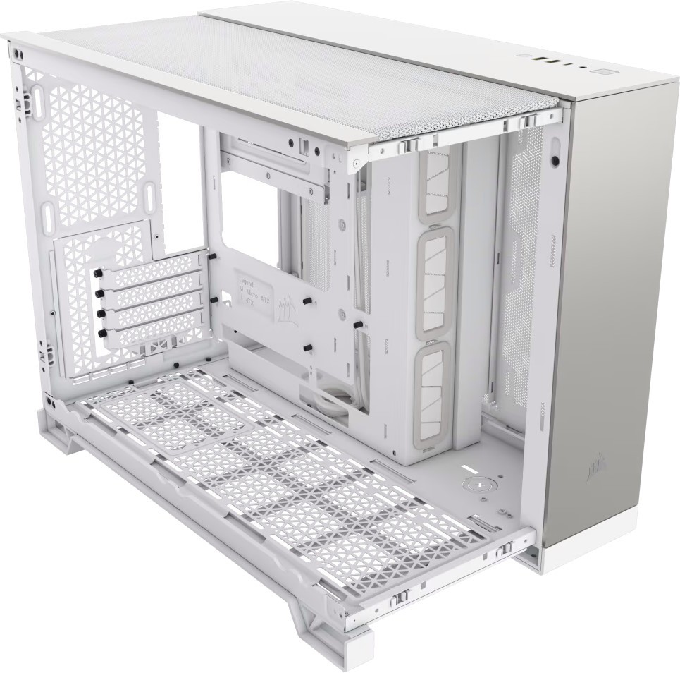 Корпус Corsair 2500X, White/Satin Gray Aluminum (CC-9011289-WW) фото