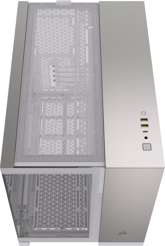 Корпус Corsair 2500X, White/Satin Gray Aluminum (CC-9011289-WW) фото