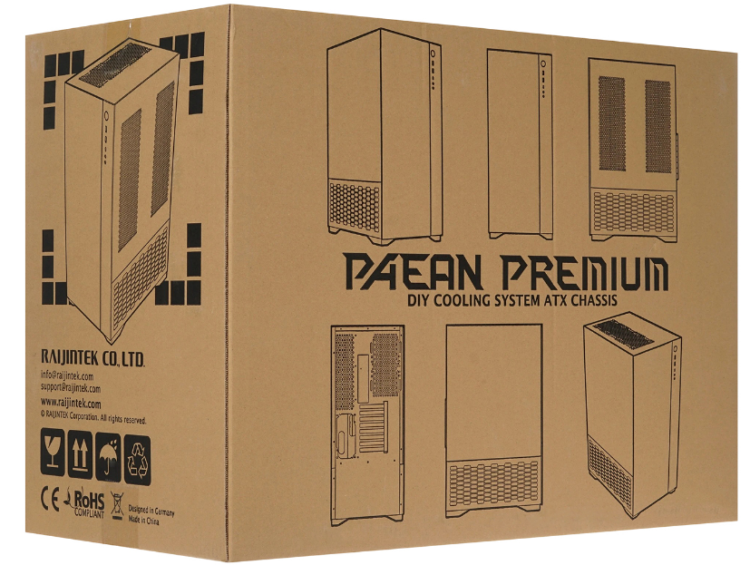 Корпус Raijintek Paean Premium White (0R20B00209) фото