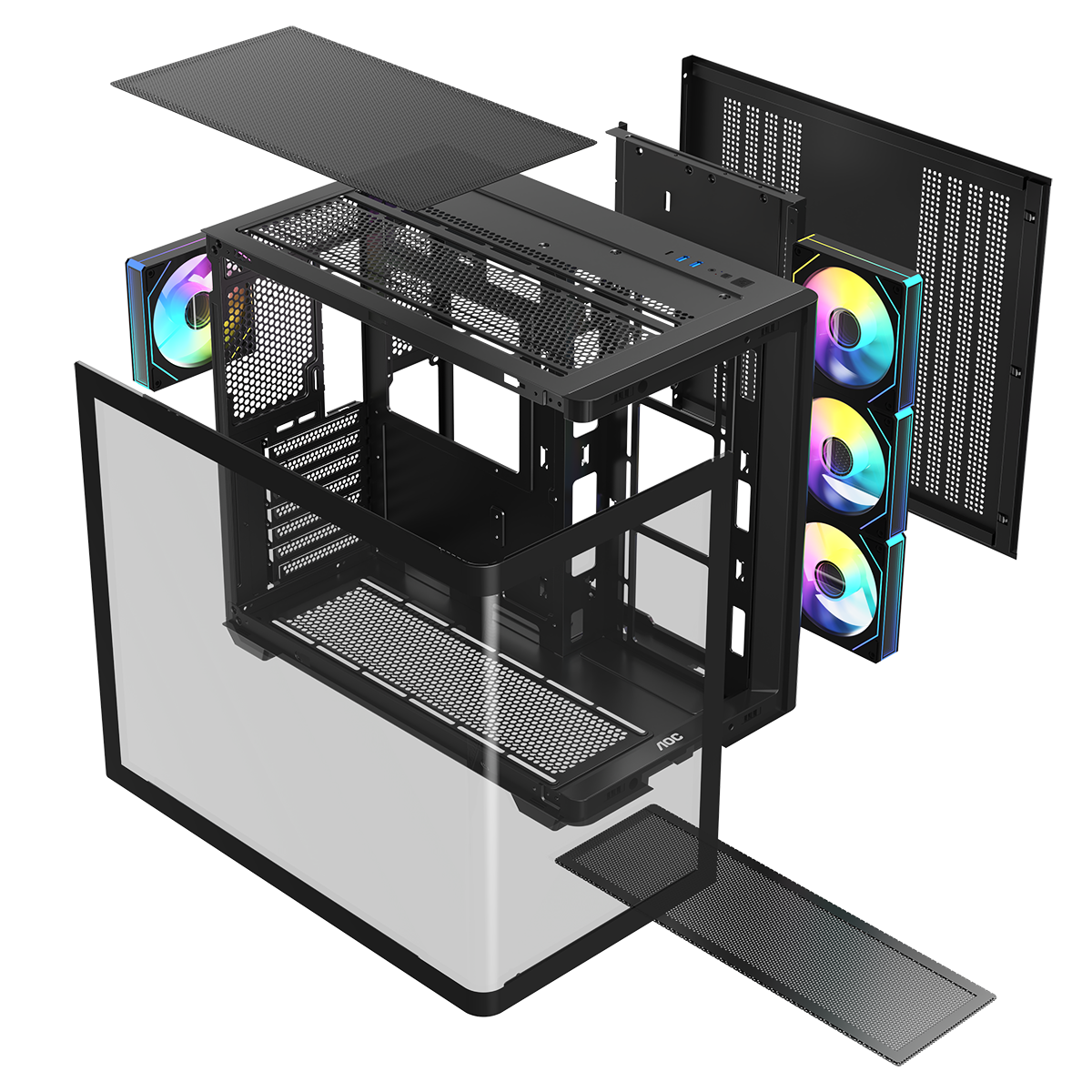 Корпус AOC CG455B 4F, Черный (AOC-CG455-BF4V1R0W2-G) фото