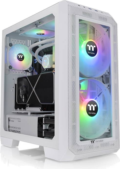 Корпус midi tower Thermaltake View 300 MX Snow, White (CA-1P6-00M6WN-00) фото
