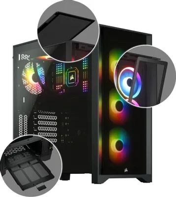 Корпус Corsair iCUE 4000X RGB CC-9011204-WW (CC-9011204-WW) фото
