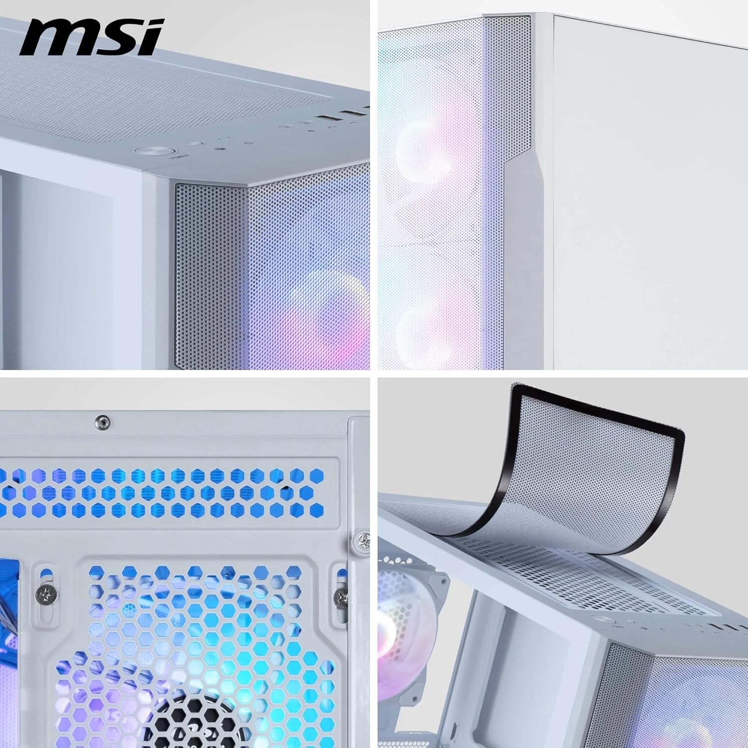 Компьютерный корпус MSI MAG FORGE M100R (MAG FORGE M100R WHITE) фото