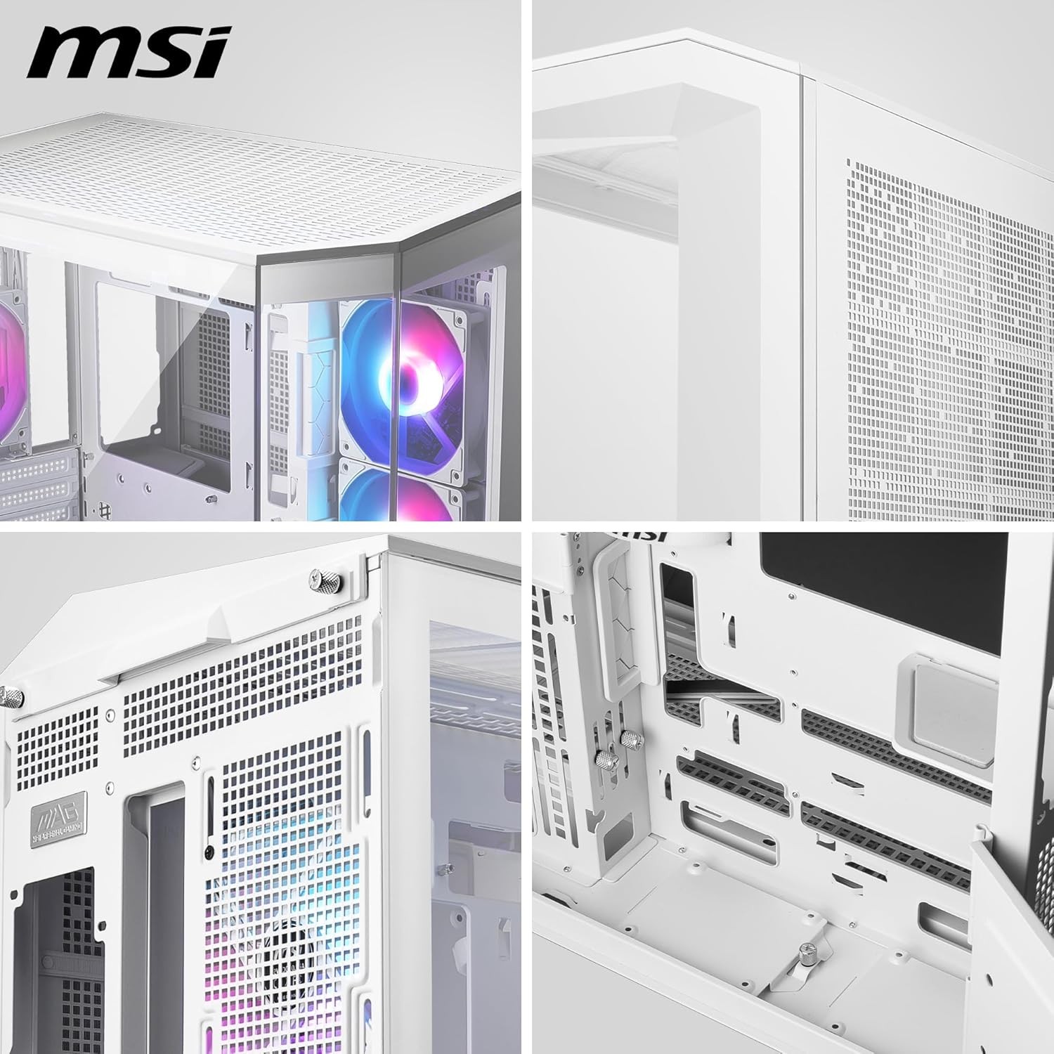 Компьютерный корпус MSI MAG PANO 100R PZ WHITE White (MAG PANO 100R PZ WHITE) фото