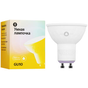 Умная лампочка Яндекса "Яндекс.Лампа 3" YNDX-00019, работает с Алисой, GU10 (YNDX-00019) фото