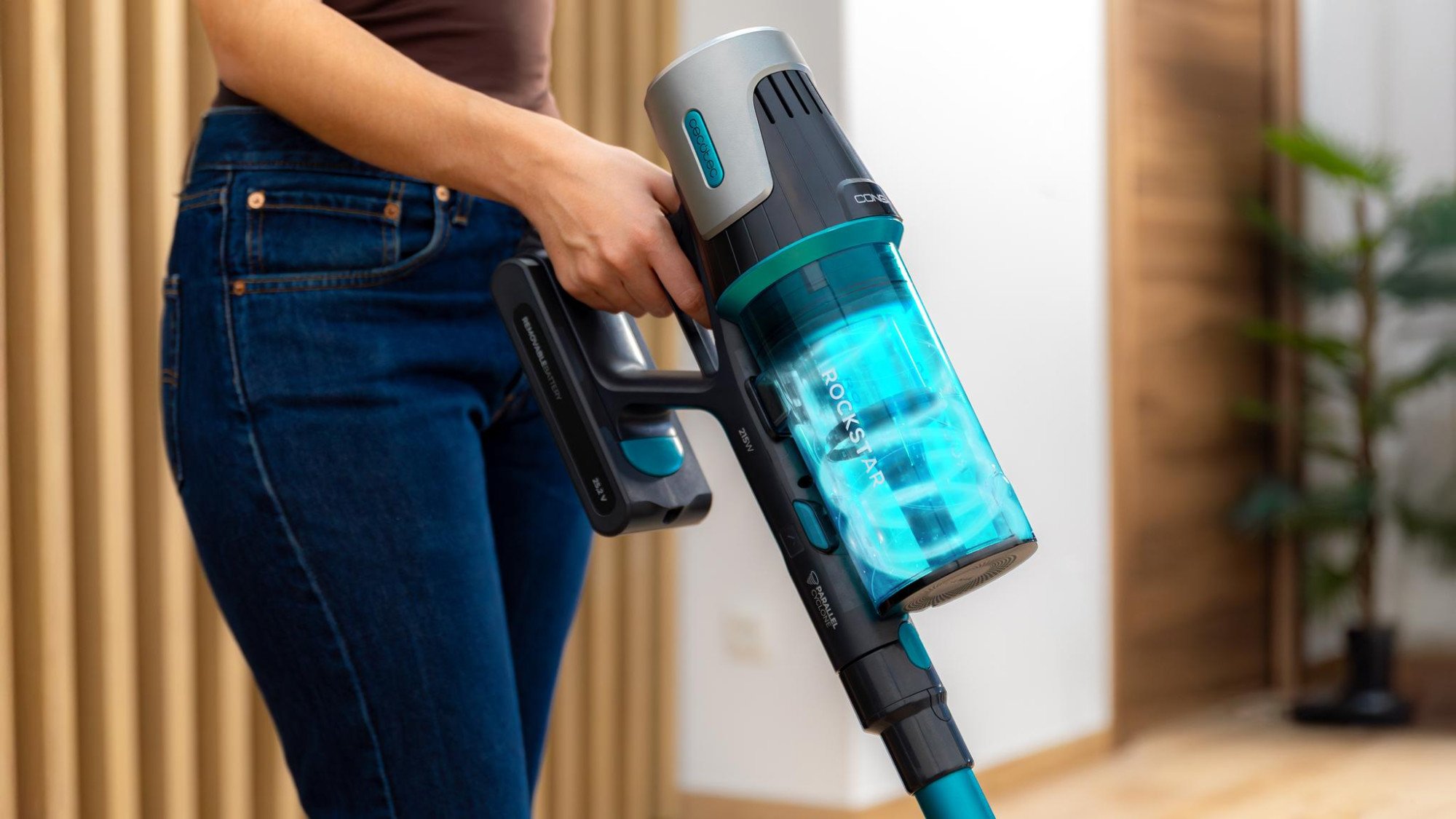 Пылесос вертикальный Cecotec Conga Rockstar 1500 Horizon Genesis XL голубой (A01_EU01_102265) фото