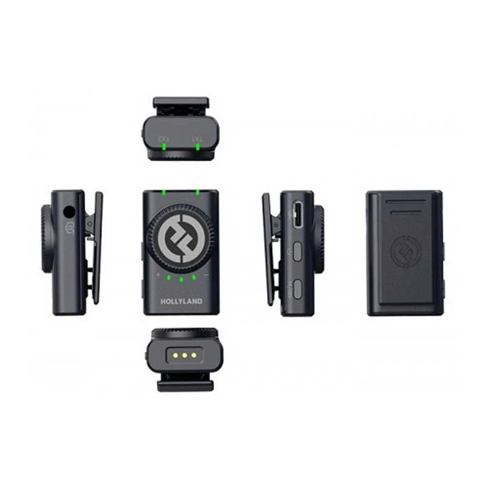 Петличный микрофон Hollyland Lark M2 Combo (Черный) (6976068112747) фото