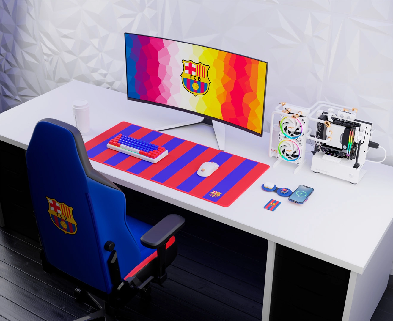 Игровое кресло OCPC FC Barcelona XL (OCFCBGCXLBL) фото