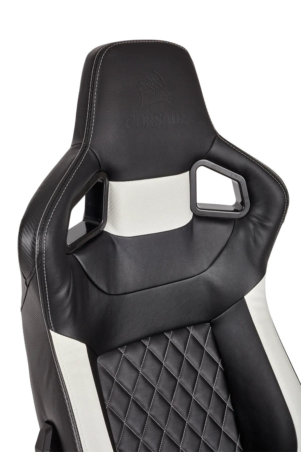 Игровое кресло Corsair T1 Race 2023  - Black and White (CF-9010060-WW) фото