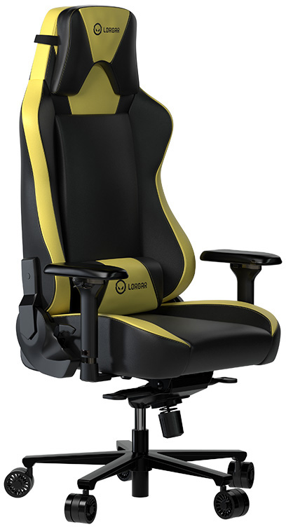Игровое кресло Lorgar Base 311, Black + yellow (LRG-CHR311BY) фото