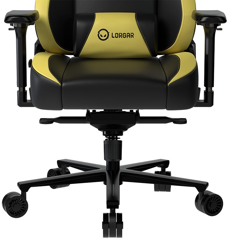 Игровое кресло Lorgar Base 311, Black + yellow (LRG-CHR311BY) фото