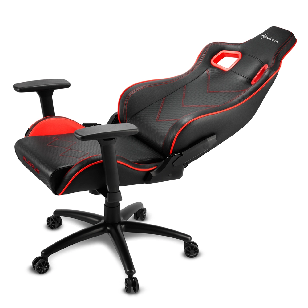 Игровое кресло Sharkoon Elbrus 2 Black/Red  (Elbrus 2 Bk/Rd) фото