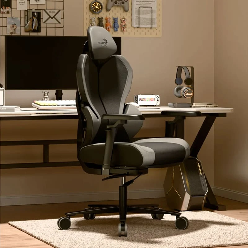 Игровое компьютерное кресло Aerocool WING-Loft Air Dark Grey (TEGC-309700Z.Z1) фото