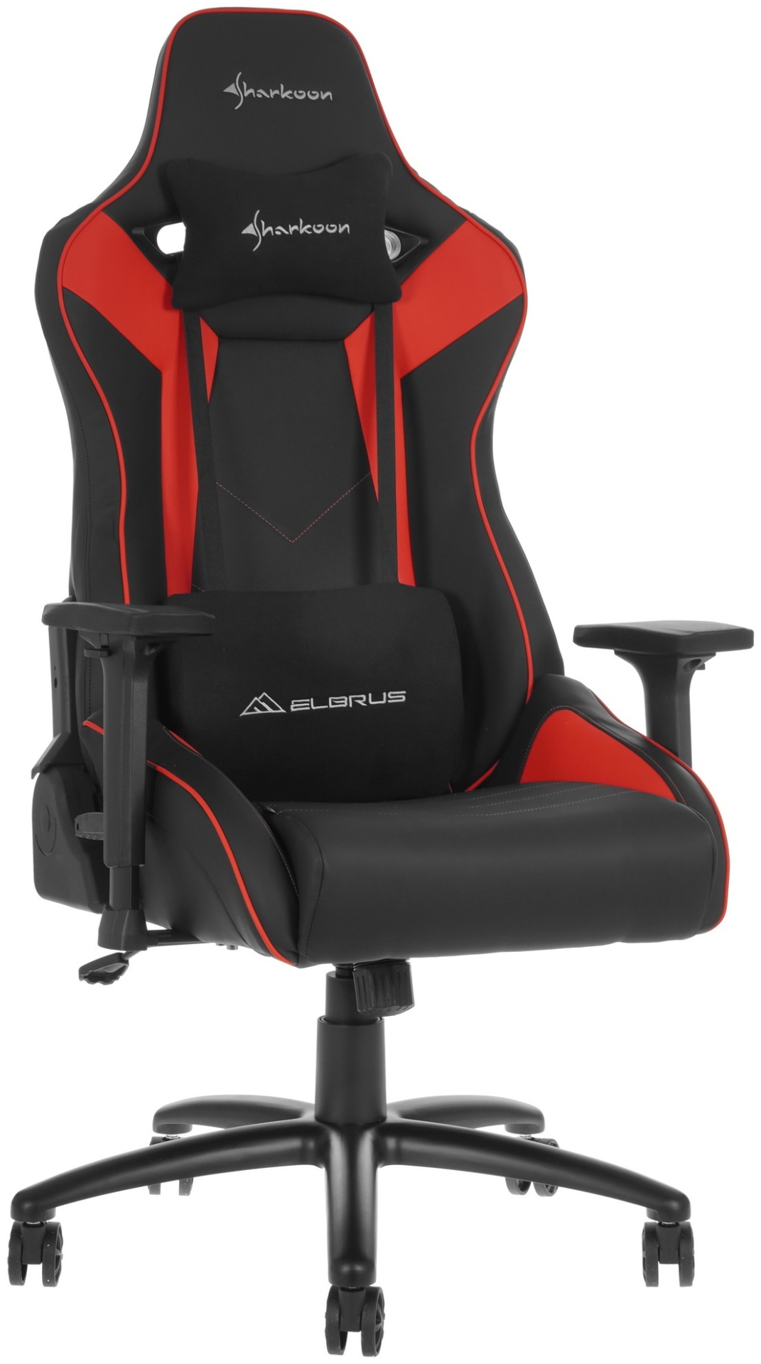 Игровое кресло Sharkoon Elbrus 3 Black/Red (Elbrus 3 Bk/Rd) фото