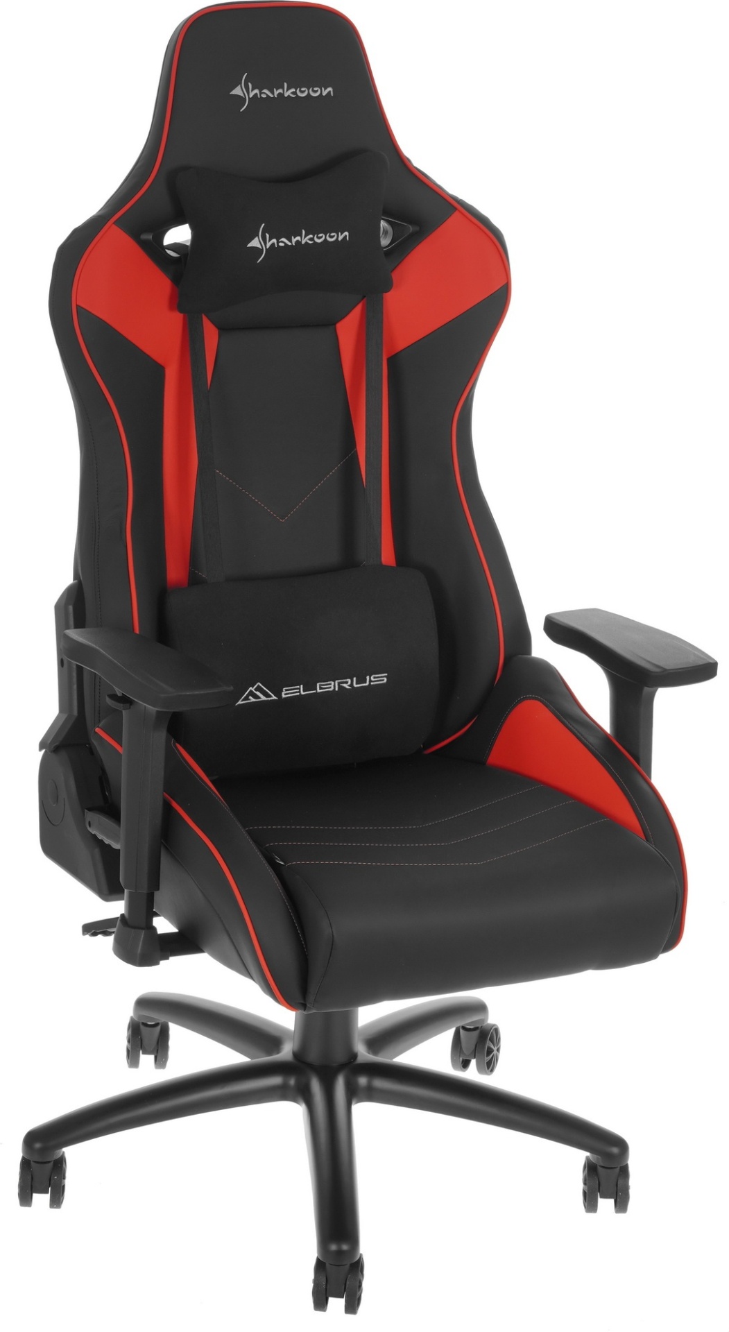 Игровое кресло Sharkoon Elbrus 3 Black/Red (Elbrus 3 Bk/Rd) фото