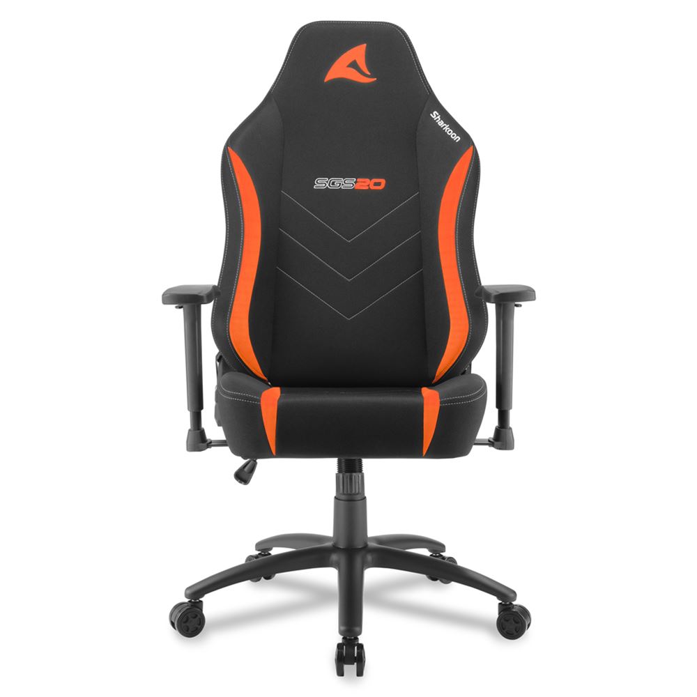 Кресло геймерское Sharkoon Skiller SGS20 Fabric, Black-Orange (SKILLER SGS20 FABRIC/BLACK-O) фото