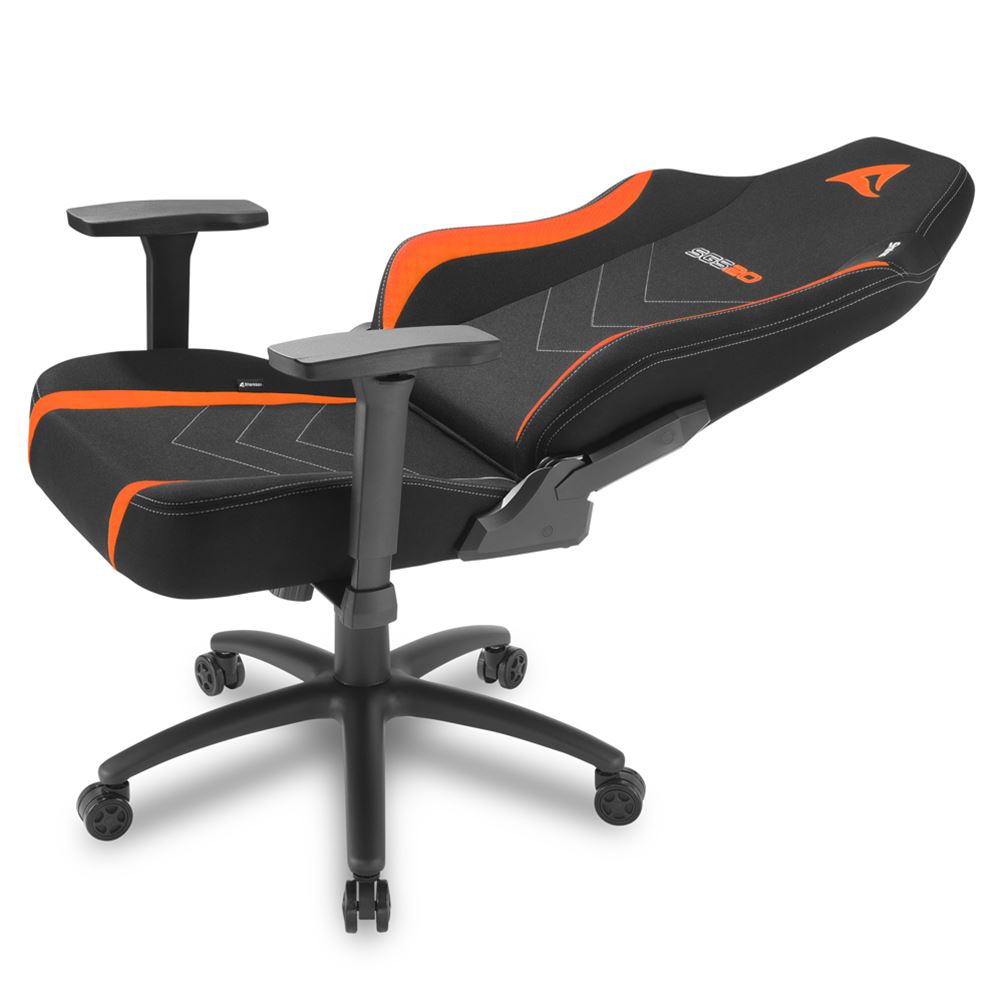 Кресло геймерское Sharkoon Skiller SGS20 Fabric, Black-Orange (SKILLER SGS20 FABRIC/BLACK-O) фото
