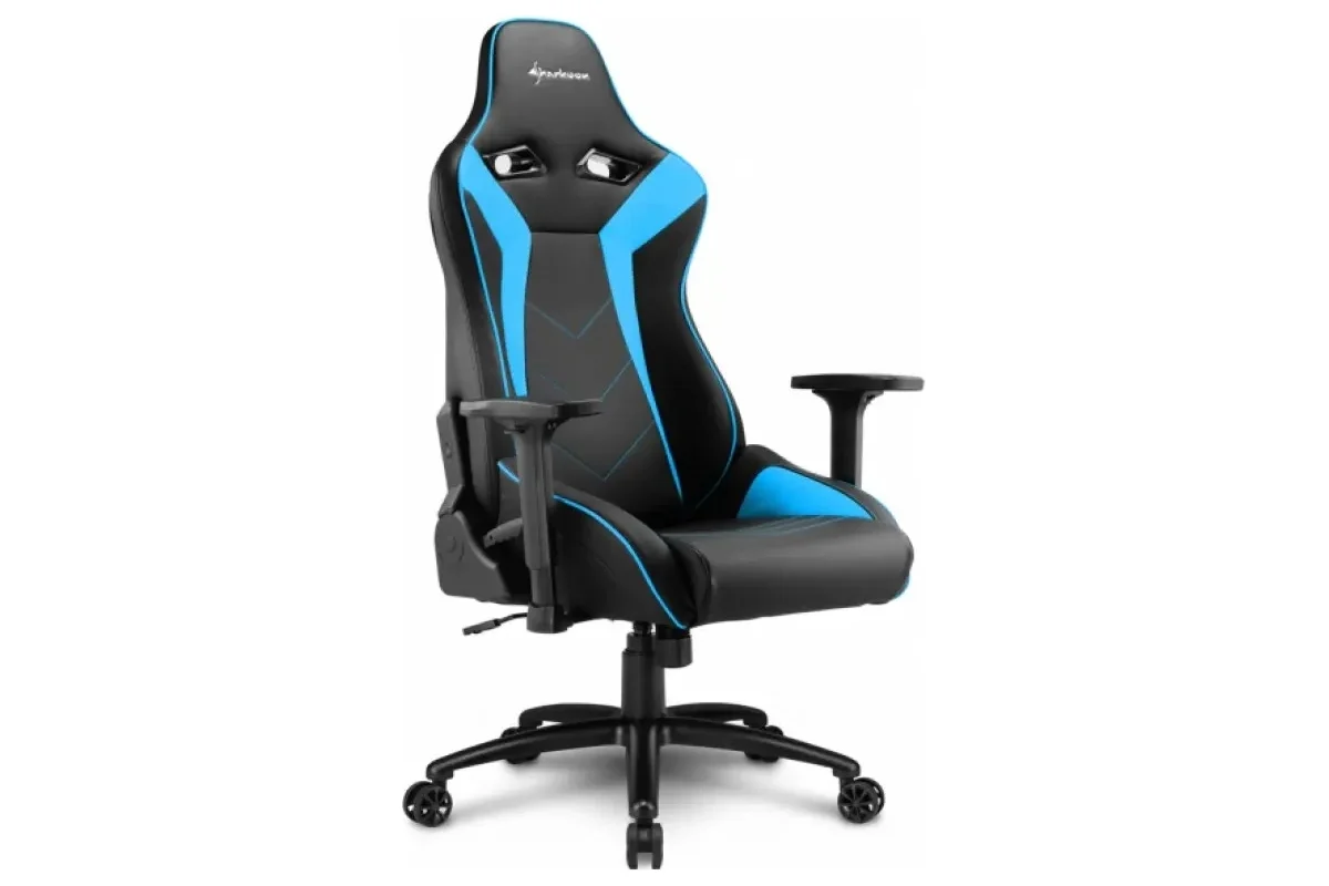 Игровое кресло Sharkoon Elbrus 3 Black/Blue (Elbrus 3 Bk/Bu) фото