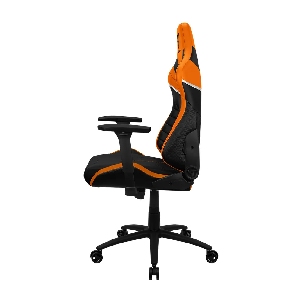 Кресло геймерское ThunderX3 TC5, регулировка высоты, подлокотник, 150 кг, Tiger-Orange (TC5-TIGER ORANGE) фото