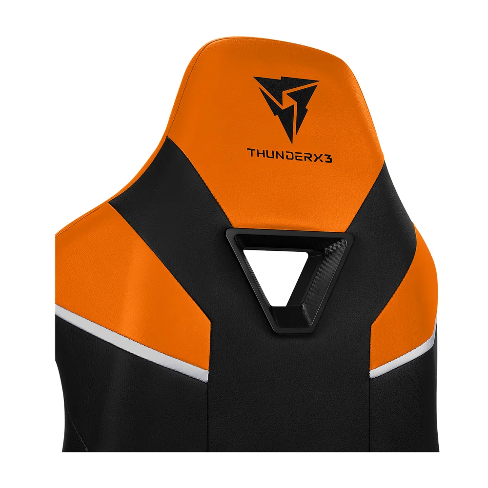 Кресло геймерское ThunderX3 TC5, регулировка высоты, подлокотник, 150 кг, Tiger-Orange (TC5-TIGER ORANGE) фото
