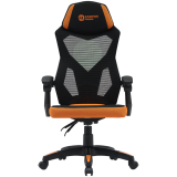 Игровое компьютерное кресло Canyon Wave, Black/Orange (CNE-MCH02) фото анонса каталога
