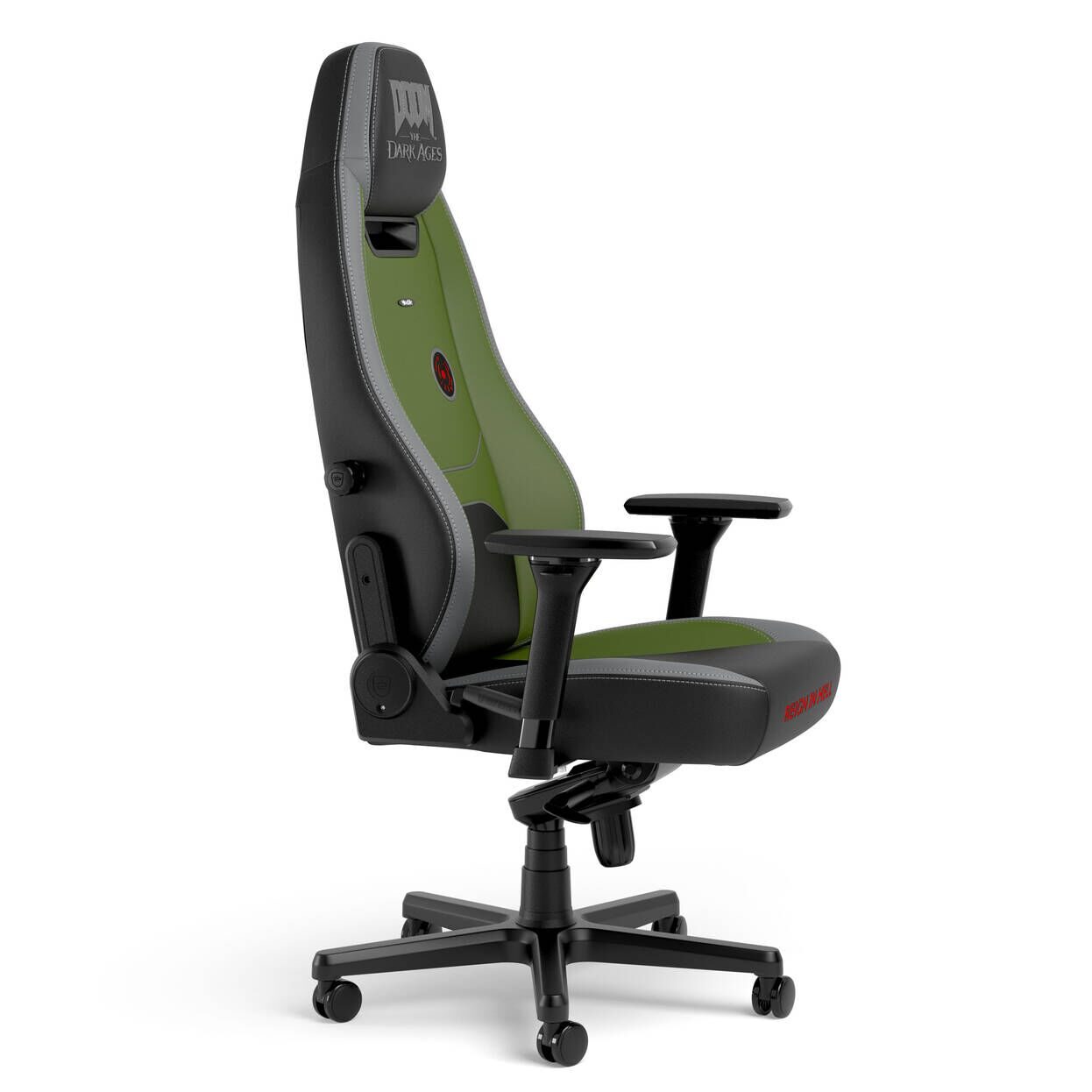 Игровое кресло Noblechairs LEGEND Gaming Chair - DOOM the Dark Ages Edition (NBL-LGD-PU-DDA) фото