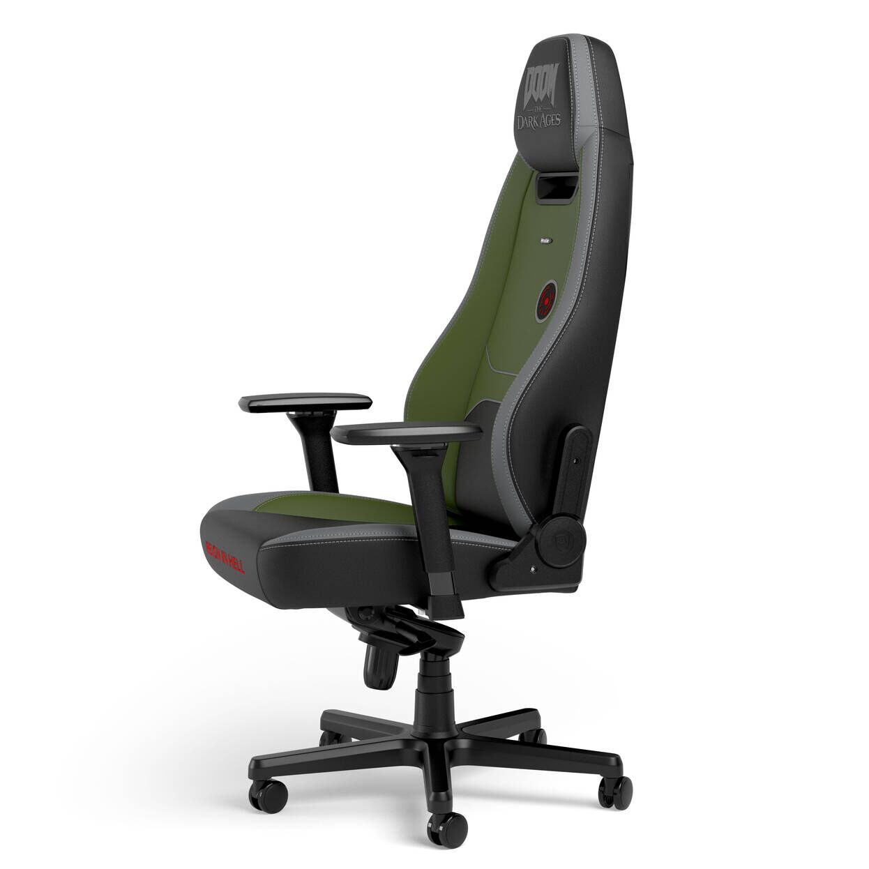 Игровое кресло Noblechairs LEGEND Gaming Chair - DOOM the Dark Ages Edition (NBL-LGD-PU-DDA) фото