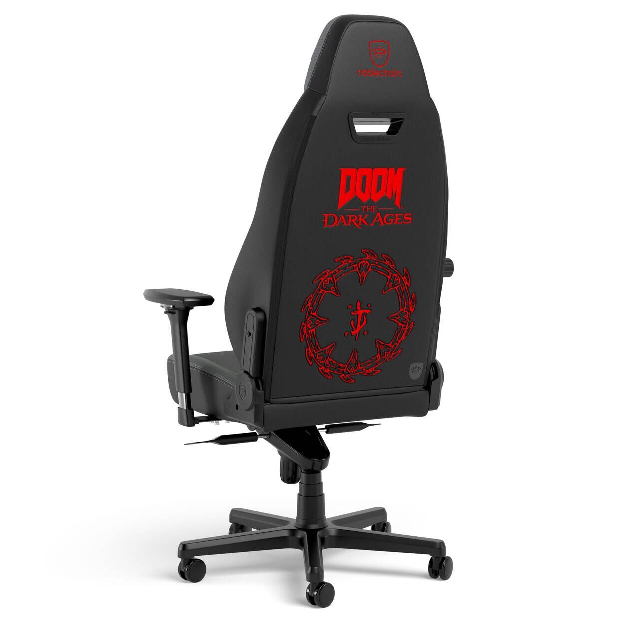 Игровое кресло Noblechairs LEGEND Gaming Chair - DOOM the Dark Ages Edition (NBL-LGD-PU-DDA) фото