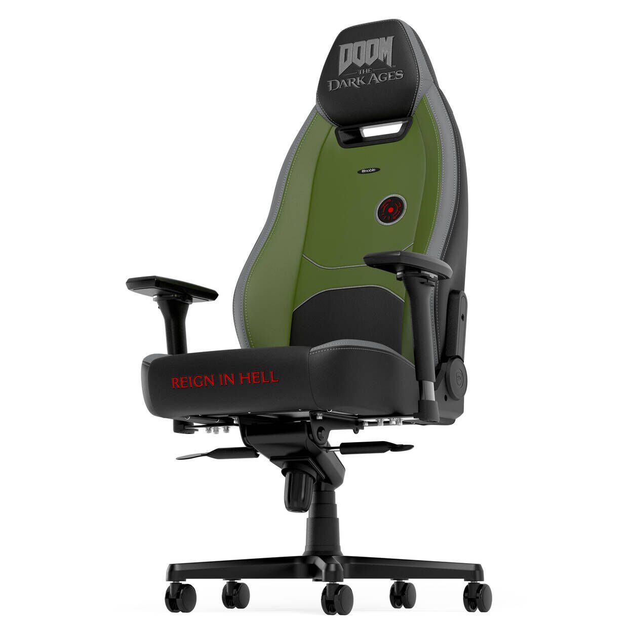 Игровое кресло Noblechairs LEGEND Gaming Chair - DOOM the Dark Ages Edition (NBL-LGD-PU-DDA) фото