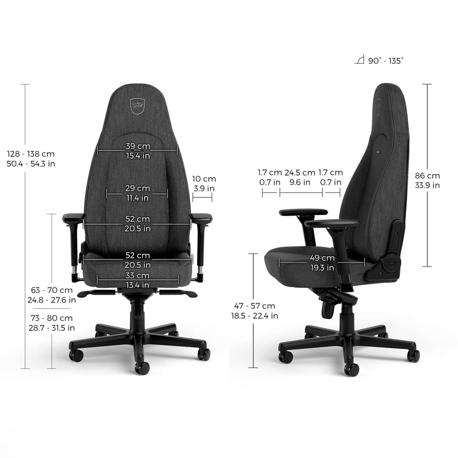 Игровое кресло Noblechairs ICON TX Gaming Chair- anthracite (NBL-ICN-TX-ATC) фото