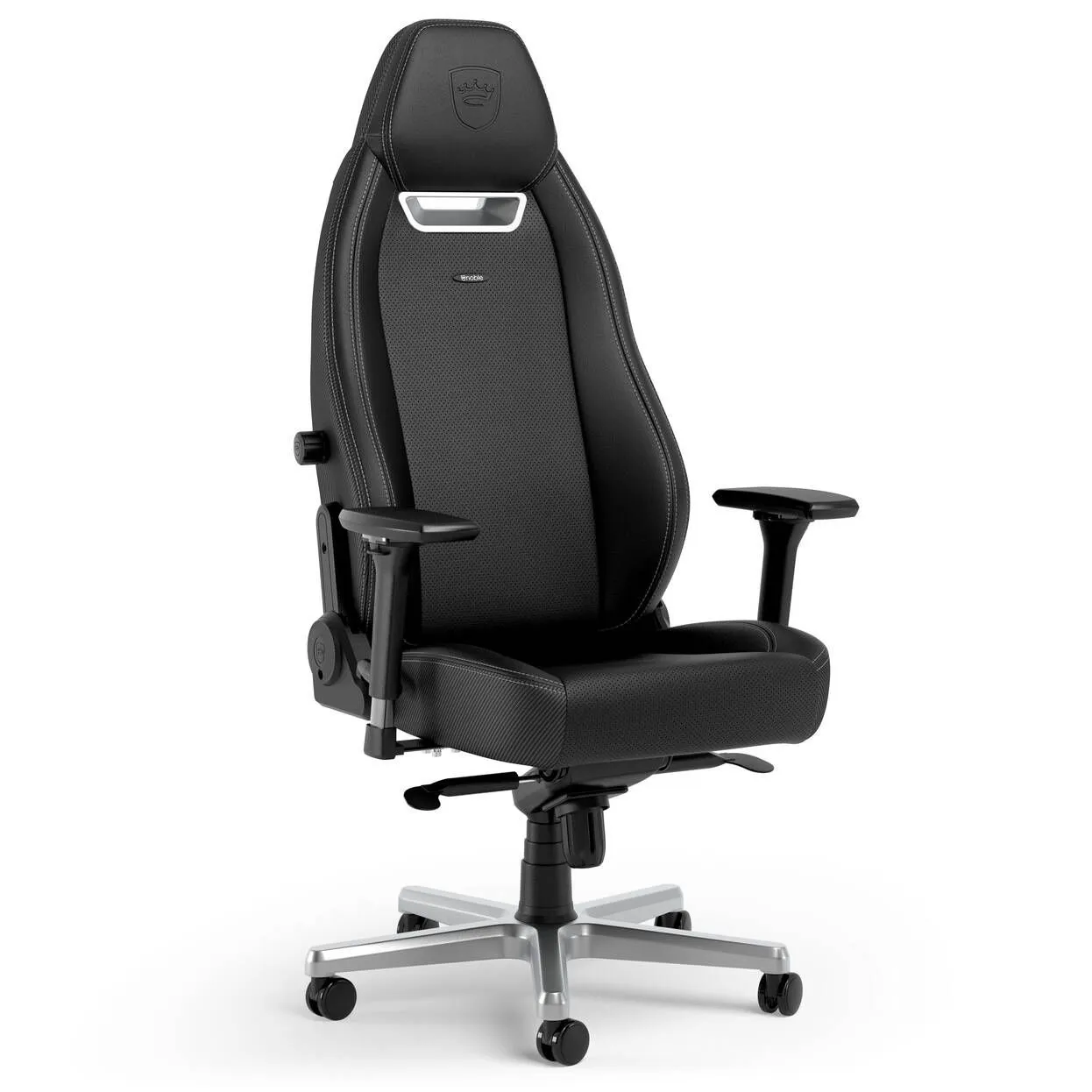Игровое кресло Noblechairs LEGEND Gaming Chair - Silver Edition (NBL-LGD-PU-XXV) фото