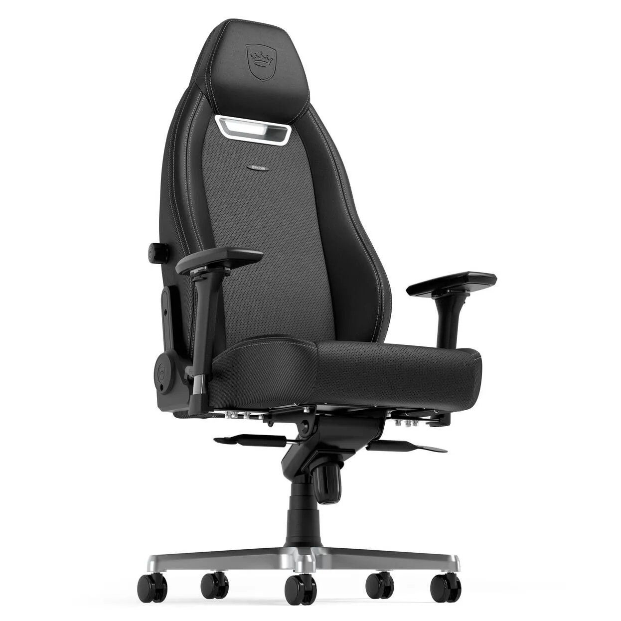 Игровое кресло Noblechairs LEGEND Gaming Chair - Silver Edition (NBL-LGD-PU-XXV) фото